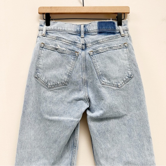 Abercrombie and Fitch 90s relaxed wide leg jean high-rise in light wash 26 / 2L - Picture 9 of 14